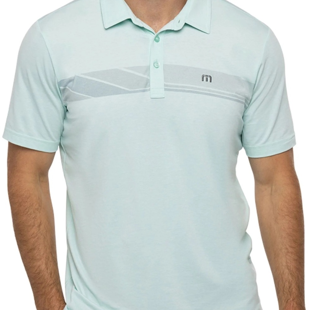 Travis Mathew Mint Green Polo Shirt